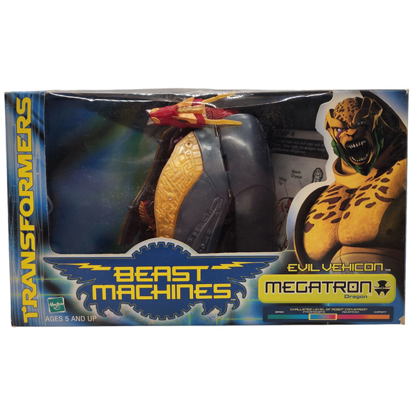 Vintage Transformers Beast Machines Megatron Dragon Hasbro 1999 Displayed - Picture 1 of 4